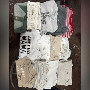 Baby Onesie Lot 0/3 Long Sleeves